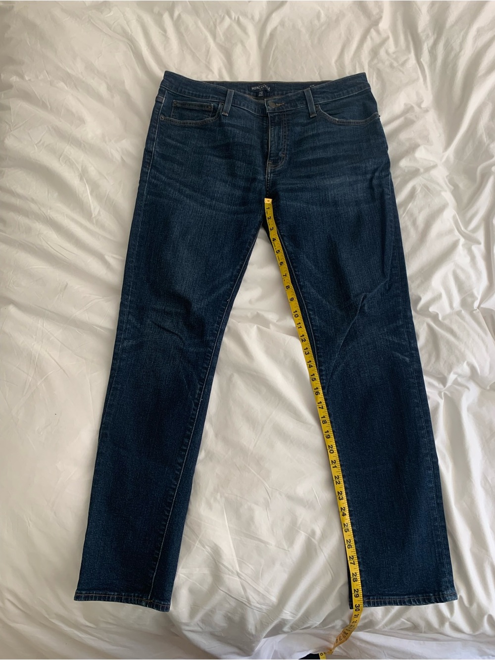 J. Crew Men's Dark Blue Slim Fit Jeans